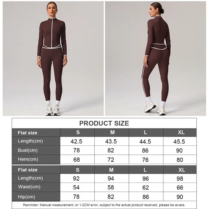 Customized High-Quality Yoga Set: Two-Tone Vest & Sports Leggings - Image 10