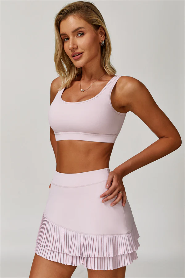 Custom Logo Women's "Naked Feel" High-Elastic Sports Bra - Shockproof Running & Yoga Fitness Innerwear with Quick-Dry & Breathable Fabric - Image 9