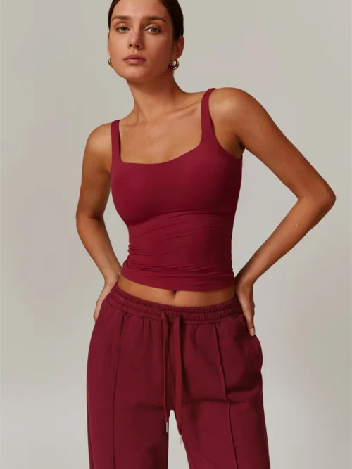 Customized women's wide-leg sweatpants tops long-sleeved shirt hoodie running fitness comfortable casual sportswear