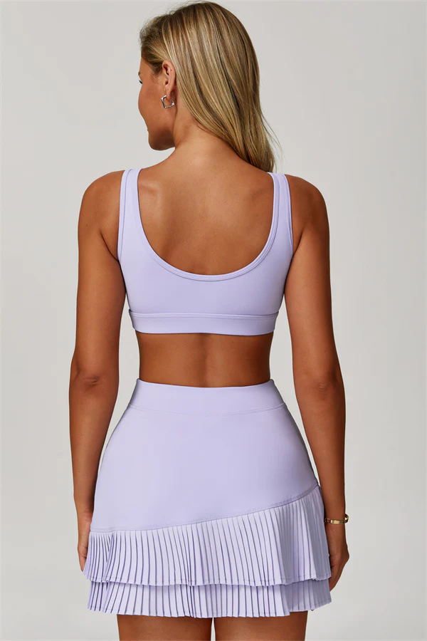 Custom Logo Women's "Naked Feel" High-Elastic Sports Bra - Shockproof Running & Yoga Fitness Innerwear with Quick-Dry & Breathable Fabric - Image 8