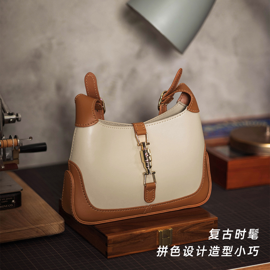 蠢小鱼手工diy材料包腋下包时尚真牛皮女自制解闷编织包斜挎 - Image 4