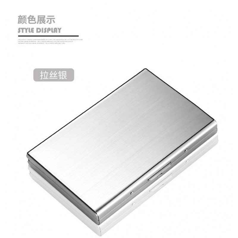 新款2025不锈钢卡包迷你钱包防磁防盗简约高档不锈钢卡包卡套批发4.3入选多功能时尚卡包榜 - Image 7
