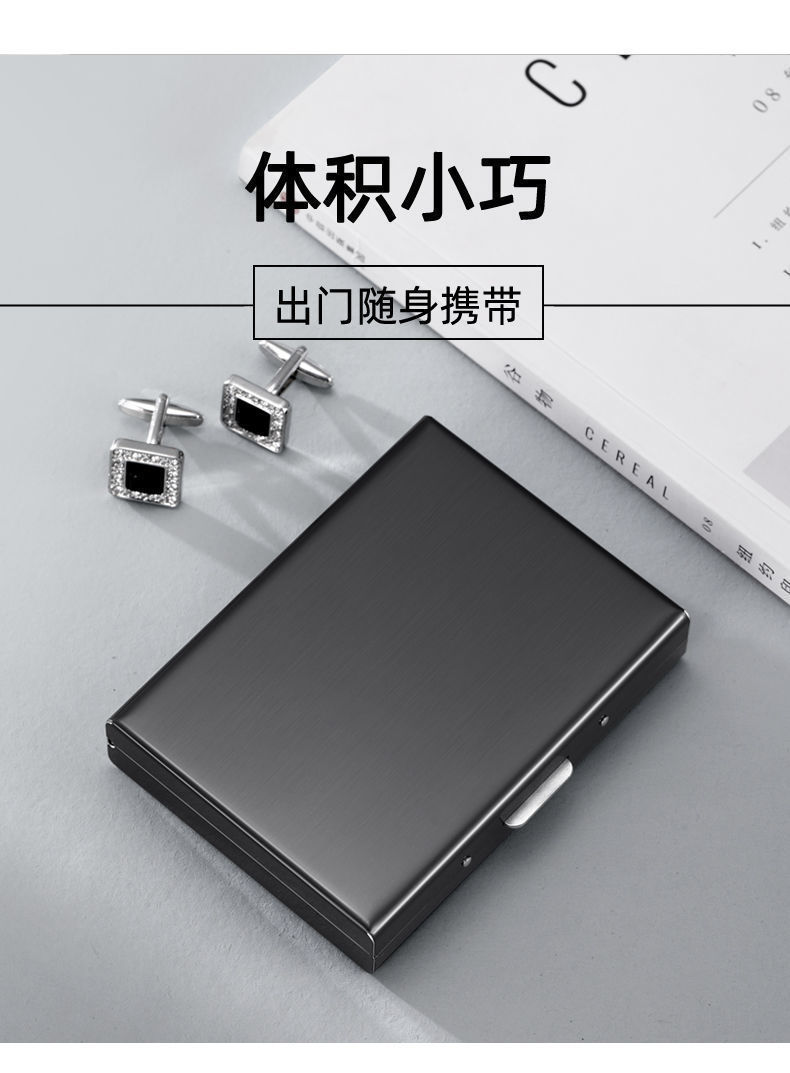 新款2025不锈钢卡包迷你钱包防磁防盗简约高档不锈钢卡包卡套批发4.3入选多功能时尚卡包榜 - Image 13